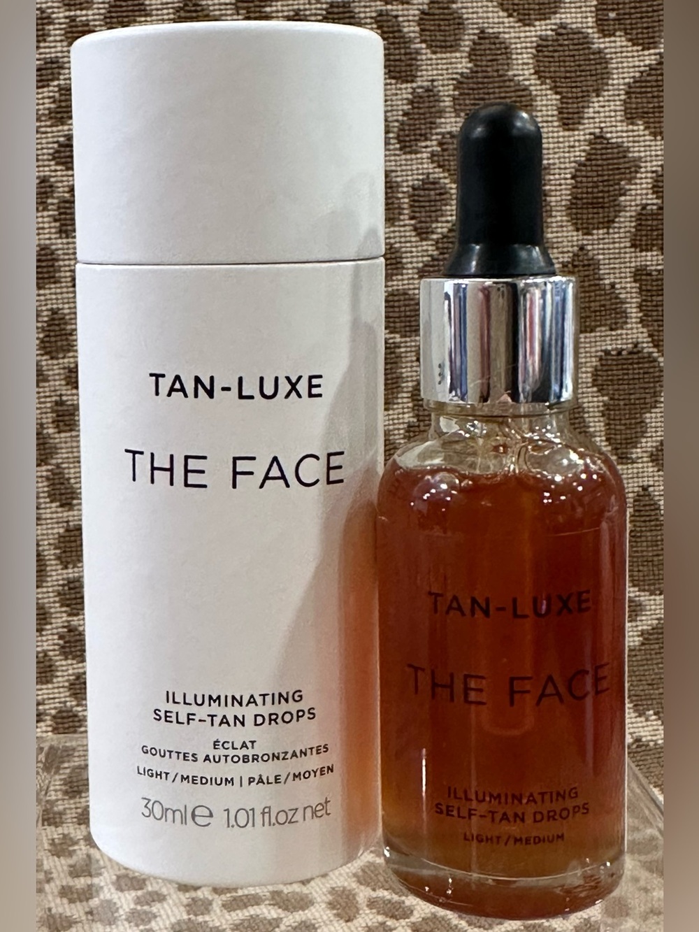 Tan-Luxe The Face Illuminating Self Tan Drops~1.01fl oz~Light/Medium~New~$55